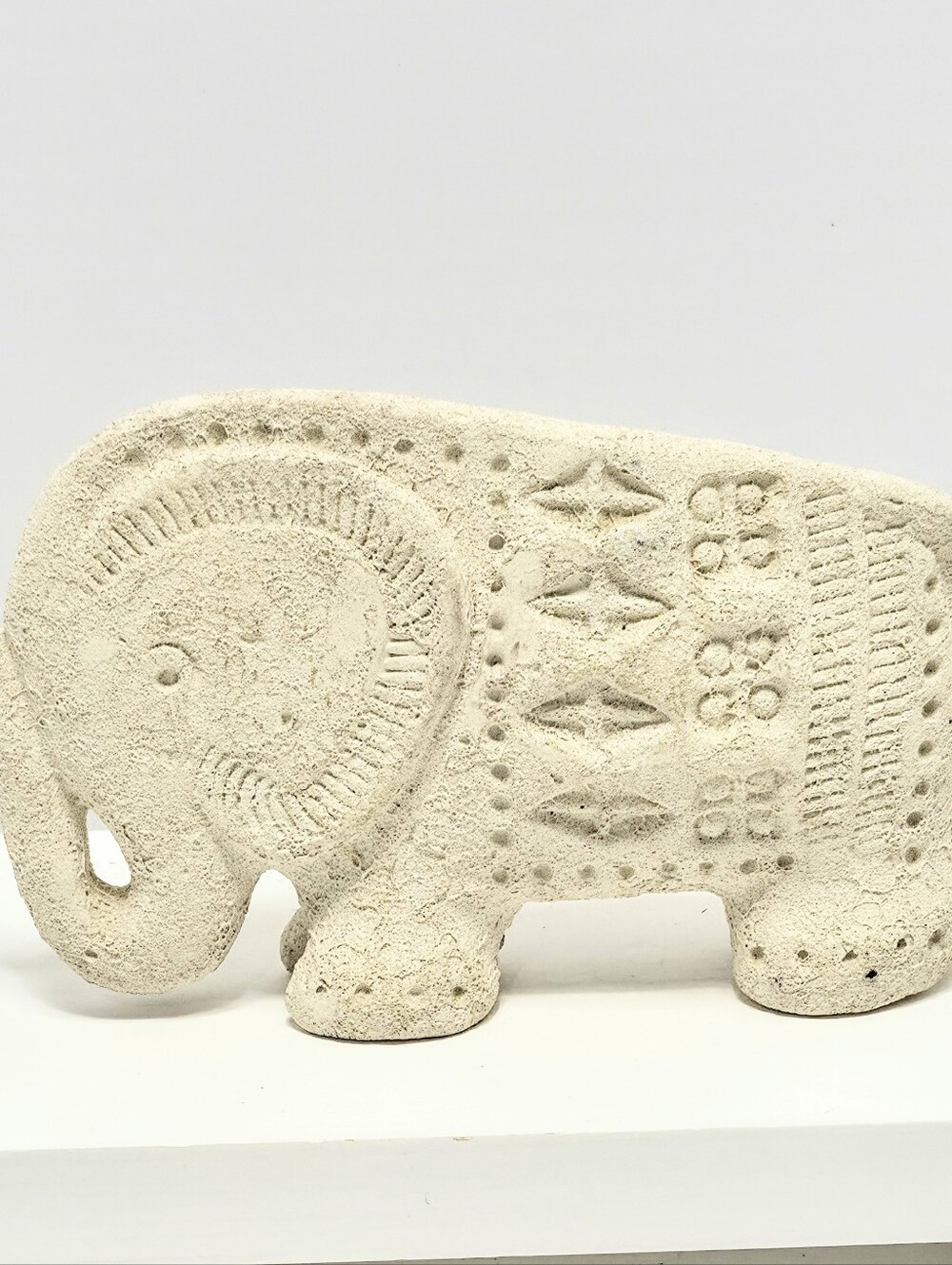1950's White Elphant Bitossi Italian  Figurine